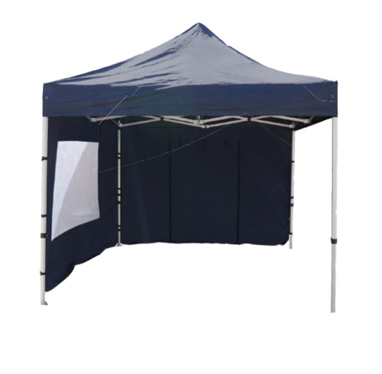 easy-up tent 3x3 donkerblauw
