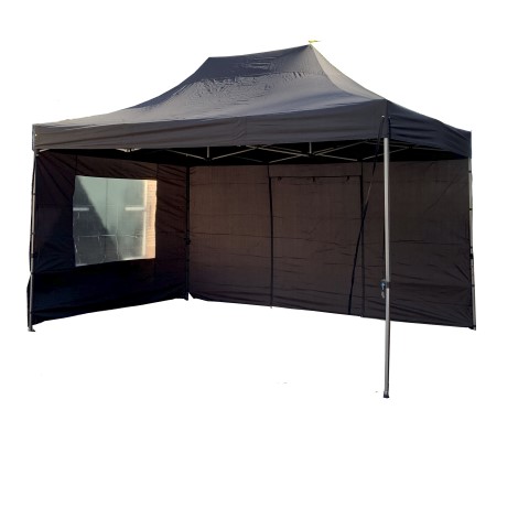 Easy-up tent 3x4.5 meter zwart